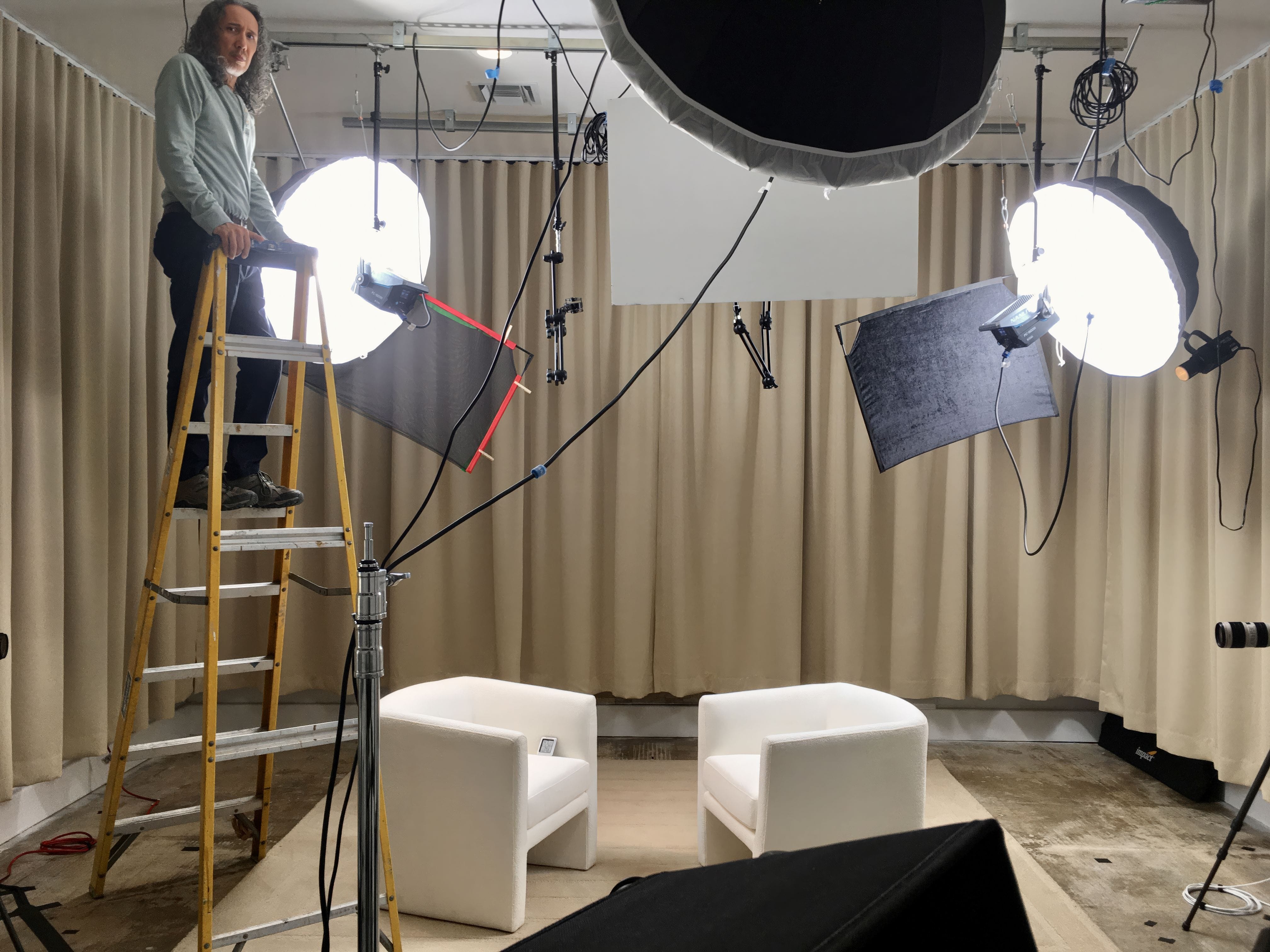Studio construction in progress